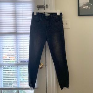 Abercrombie and Fitch highwaisted cropped skinny